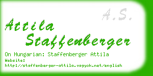 attila staffenberger business card